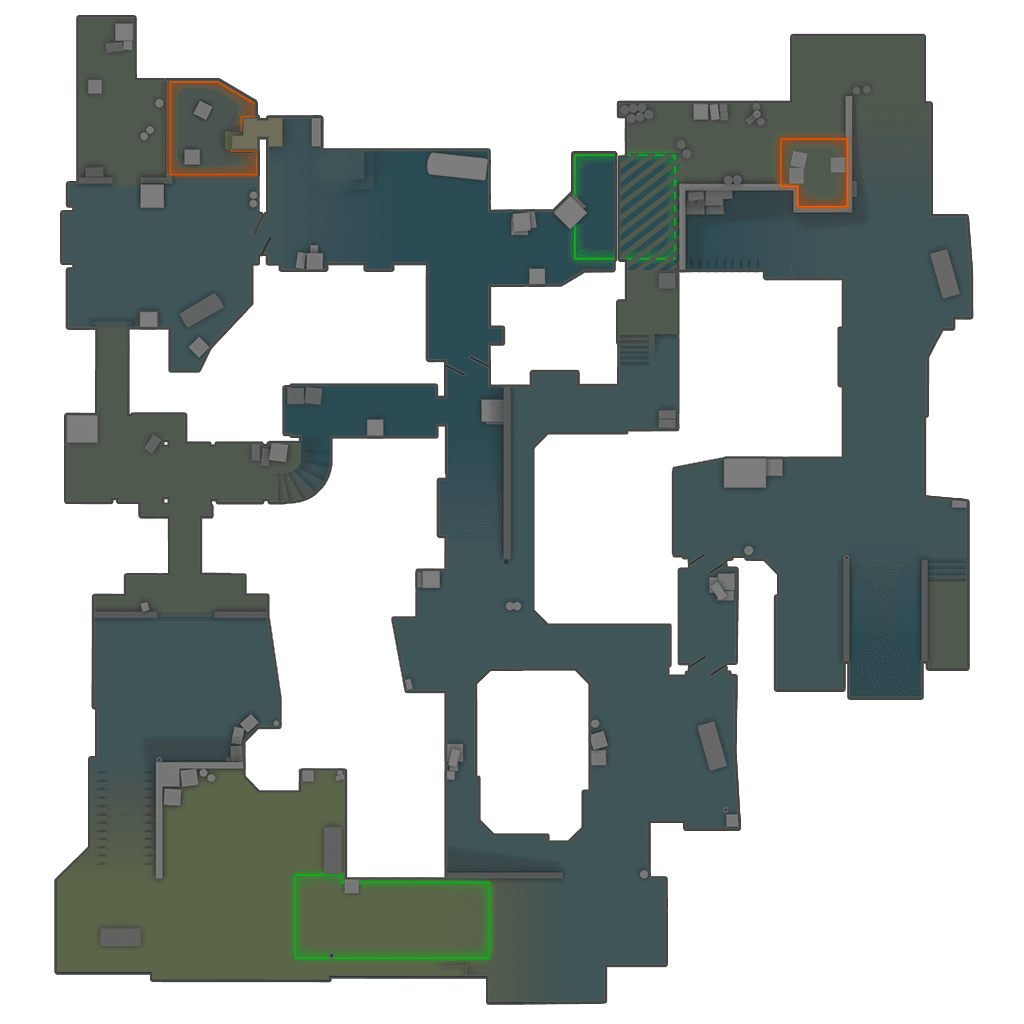 Dust II radar overview